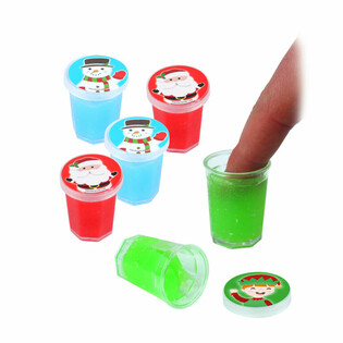No&euml;l - Petits Pots de Slime (6 pcs)