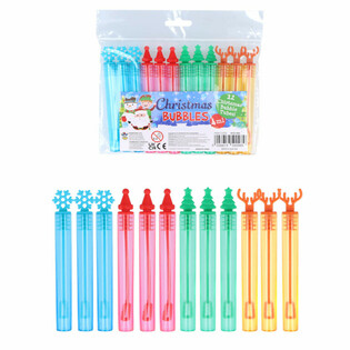 BAGUETTES &Agrave; BULLES DE NO&Euml;L COLOR&Eacute;ES (12 pcs)