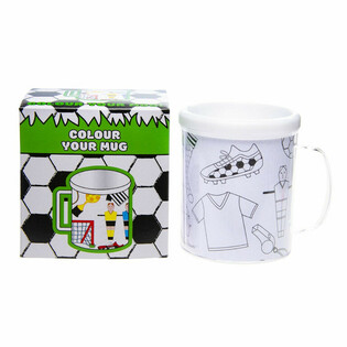 Gobelets Footballeurs à Colorier Soi-Même (lot de 2)