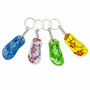 Porte-clés Tongs sur Carte (Lot de 48)