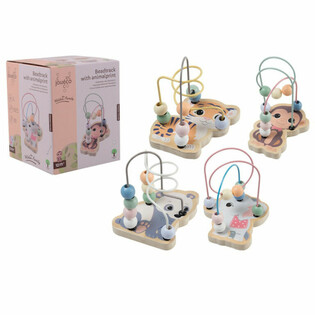 JOUECO&reg; Labyrinthe &agrave; perles Animaux - &Agrave; partir de 12 Mois