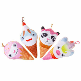 Glaces en Peluche avec Visage (24 pcs.)