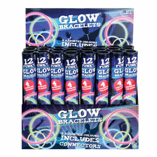 Bracelets Lumineux Glow - Pr&eacute;sentoir