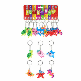 Porte-cl&eacute;s - Sea Life (Lot de 12) | Grossiste Jouets