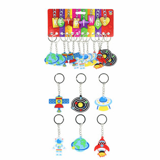 PORTE-CL&Eacute;S - ESPACE / ASTRONAUTIQUE (12 pcs)