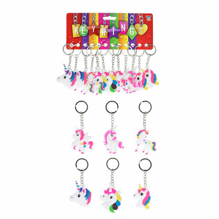 Porte-clés Licorne - Unicorn (12 pièces)