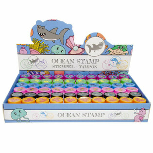 Tampons Animaux Marins - Pr&eacute;sentoir de 60 Pi&egrave;ces