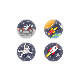 MIX ESPACE - BALLES REBONDISSANTES &Oslash;3.3 Cm. (100 pcs)
