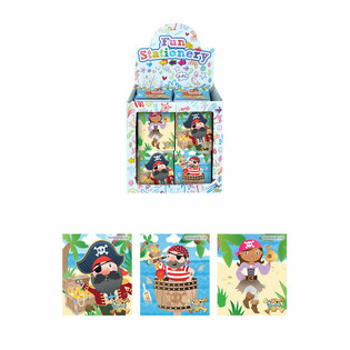 PETITS CARNETS DE NOTES - MOD&Egrave;LE : PIRATE EN PR&Eacute;SENTOIR (480 pi&egrave;ces)
