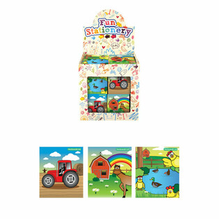 Mini-carnets de Notes Ferme en Pr&eacute;sentoir (480 pcs)