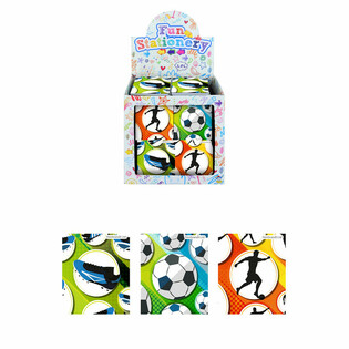 Pr&eacute;sentoir de Mini Carnets de Notes Football &ndash; 480 Pi&egrave;ces