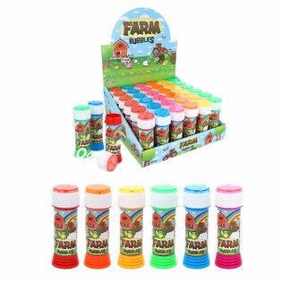 Bulles de Savon Animaux de la Ferme avec Jeu de Patience (36 pcs)