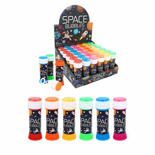 Bulles de Savon Espace avec Jeu de Patience - Pr&eacute;sentoir 50ml (36 pcs)