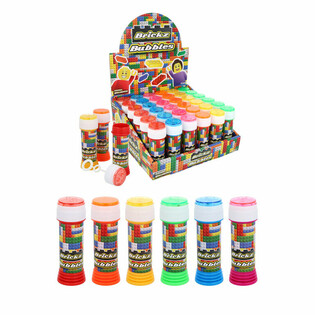 Bulles de Savon Brickz / Briques 50ml - Pr&eacute;sentoir (36 pcs)