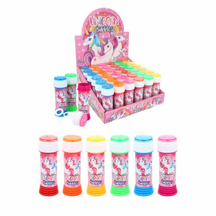 BULLES DE SAVON - LICORNE - 50ML EN PR&Eacute;SENTOIR (36 pcs.)