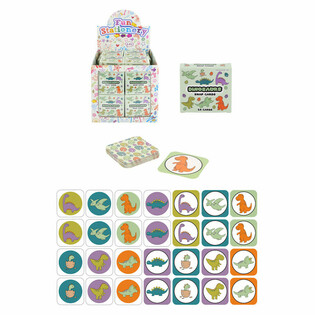 Petits Jeux de Memory Dinosaure - Pr&eacute;sentoir (64 pcs)