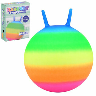 OUTDOOR FUN BALLON SAUTEUR ARC-EN-CIEL - 45 Cm. (1 pce)