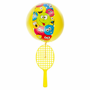 Raquette Paddle avec Balle - Smiley (12 pcs)