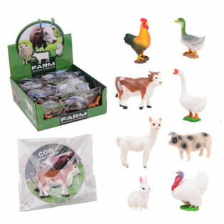 ANIMAL WORLD - Animaux de la Ferme en Pr&eacute;sentoir (36 pcs)