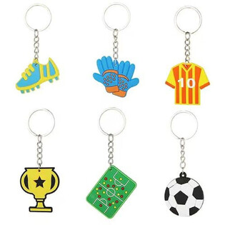 Mix Porte-cl&eacute;s Ballon de Football (48 pcs)