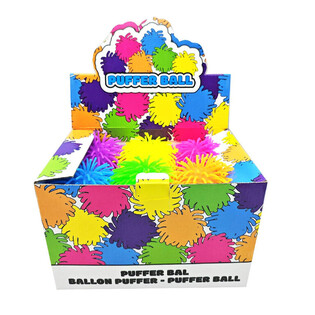 BALLE &Agrave; PICOTS G&Eacute;ANTE - 15CM - PR&Eacute;SENTOIR (12 pcs)