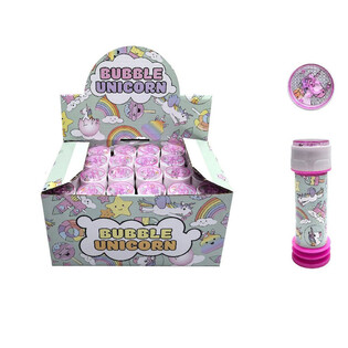 Bulles de Savon Licorne 25ml en Pr&eacute;sentoir (24 pcs.)