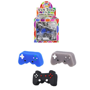 SQUISHY MANETTE DE JEU EN PR&Eacute;SENTOIR (96 pcs)