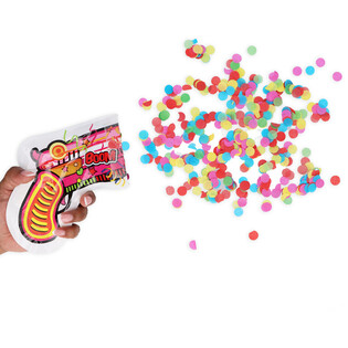 Pistolet &agrave; confettis auto-gonflable (100 pcs)