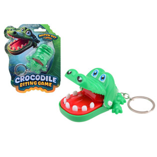 Porte-cl&eacute;s Jeu du Crocodile qui Mord - sur Carte (24 pcs)