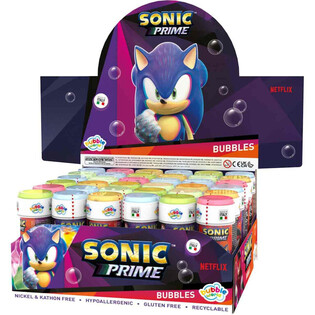 Bulles de Savon SONIC - 60ml - Pr&eacute;sentoir (36 pcs)