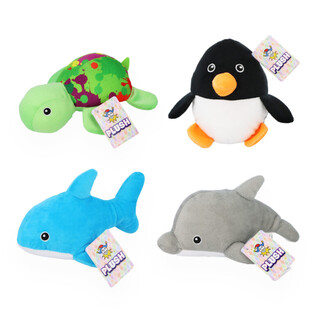 Peluches Animaux Marins - H. 15 cm - Mod&egrave;les Assortis (12 pi&egrave;ces)