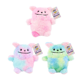 Monstres en Peluche - Hauteur 15cm - Assortiment de Couleurs (12 pcs)