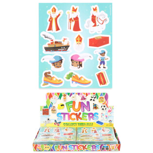 FUN STICKERS &ndash; MOD&Egrave;LE : SAINT NICOLAS (120 pcs)