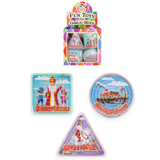 Jeu de Patience Labyrinthe SAINT NICOLAS en Pr&eacute;sentoir (96 pcs)