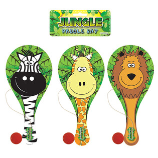 Jeu de Raquette de Plage Animaux de la Jungle (12 pcs.)
