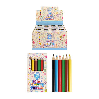 Set de 6 Crayons de Couleur en Pr&eacute;sentoir (96 pcs)