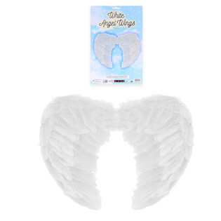 AILES D'ANGE EN PLUMES POUR ADULTES - COULEUR : BLANC (12 pièces)