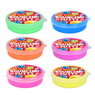 P&acirc;te Rebondissante Bouncing Putty, 10g - Couleurs Mix (6 pcs)