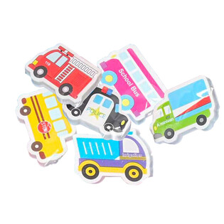 GOMMES VÉHICULES - EN PRÉSENTOIR (36 pcs)