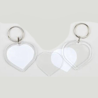 PORTE-CL&Eacute;S C&OElig;UR &Agrave; COLORIER SOI-M&Ecirc;ME (48 pcs)