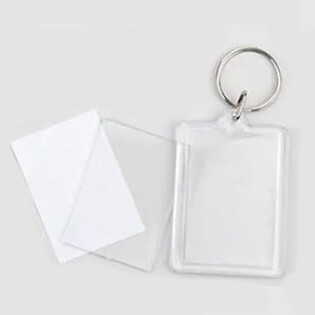 PORTE-CLÉS RECTANGULAIRE À COLORIER (48 pcs.)