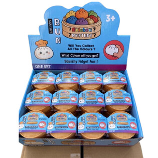 RAGE - Squishy Bun Dumplings PETIT (5.3x5.3x4.1 cm) - Jouet Fidget Viral 2026 (24 pces.)