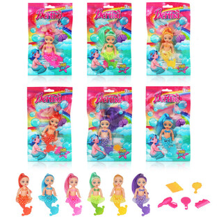 Poup&eacute;e Sir&egrave;ne dans son Sac Cadeau - Couleurs Mixtes (24 pi&egrave;ces)