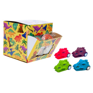 Tête de Dinoseure Pull Back en Présentoir (50 pcs)