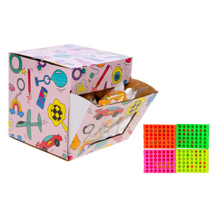 Jeu de Puissance 4 - Couleurs N&eacute;on - En Pr&eacute;sentoir (32 pcs)