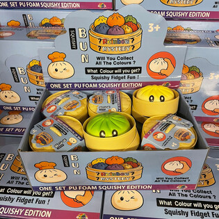 RAGE - Squishy Bun Dumplings GRANDS - ONE SET PU FOAM SQUISHY EDITION (12 pcs.)