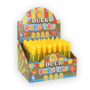 Bulles de Savon B&acirc;tons Canards - 5ml - en Pr&eacute;sentoir (48 pcs)
