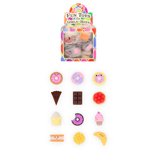 SQUISHY DESSERTS POUR POCHETTE SURPRISE - EN DISPLAY (84 pcs)