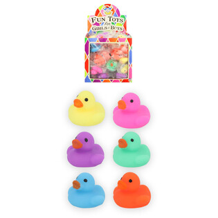 SQUISHY CANARDS POUR P&Ecirc;CHE AUX CANARDS - EN DISPLAY (72 pcs)