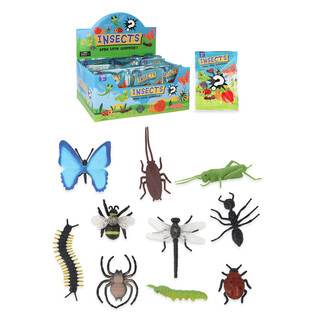 Pochette Surprise / Blind Bag Insectes (Pr&eacute;sentoir de 60 pi&egrave;ces)